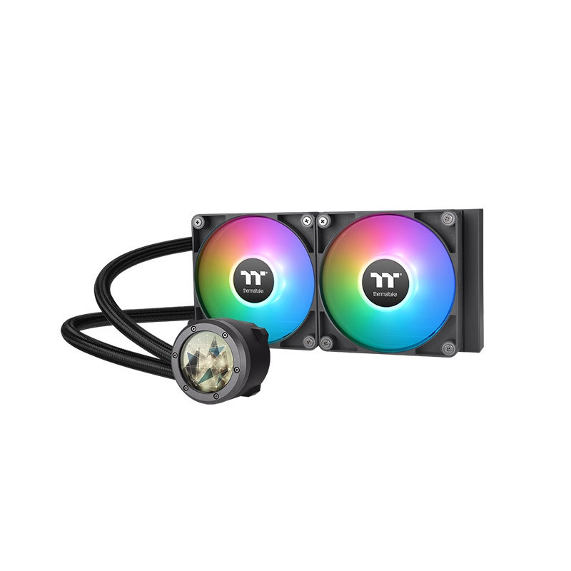 Thermaltake TH240 V2 Ultra Suoritin All-in-one-nesteenjäähdytin 12 cm Musta 1 kpl