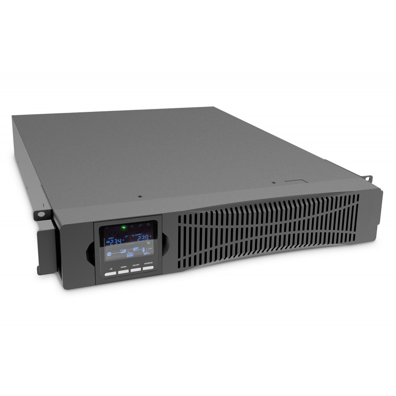 Digitus DN-170096 UPS-virtalähde Taajuuden kaksoismuunnos (verkossa) 1,5 kVA 3000 W 9 AC-pistorasia(a)