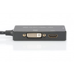 Digitus AK-340419-002-S videokaapeli-adapteri 0,2 m Mini DisplayPort DVI-D Musta