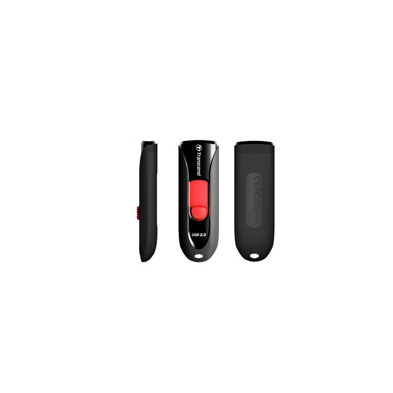 Transcend JetFlash 590 16GB USB-muisti USB A-tyyppi 2.0 Musta