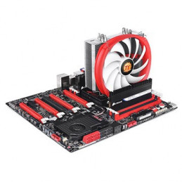 Thermaltake NiC L32 Suoritin Jäähdytin 14 cm Alumiini, Punainen, Valkoinen