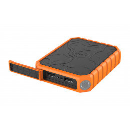 Xtorm XR201 akku- ja paristolaturi Litiumioni (Li-Ion) 10400 mAh Musta, Oranssi