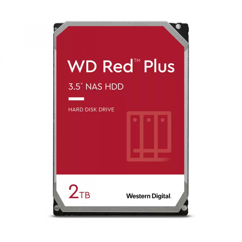 Western Digital Red Plus WD20EFPX sisäinen kiintolevy 3.5" 2 TB SATA