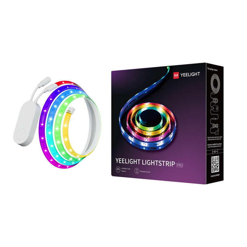 Yeelight LED Light Strip Pro Älyvalonauha Valkoinen Wi-Fi