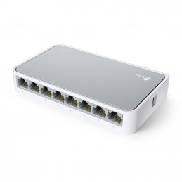 TP-Link TL-SF1008D verkkokytkin Hallitsematon Fast Ethernet (10 100) Valkoinen