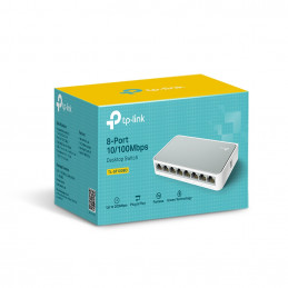 TP-Link TL-SF1008D verkkokytkin Hallitsematon Fast Ethernet (10 100) Valkoinen