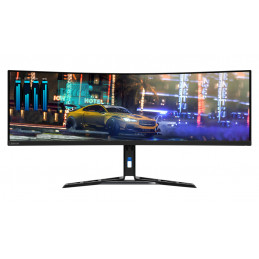 Lenovo Legion R45w-30 tietokoneen litteä näyttö 113 cm (44.5") 5120 x 1440 pikseliä DQHD LED Musta