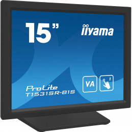 iiyama ProLite T1531SR-B1S tietokoneen litteä näyttö 38,1 cm (15") 1024 x 768 pikseliä XGA LCD Kosketusnäyttö Musta