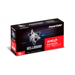 PowerColor Hellhound RX 7800 XT 16G-L OC AMD Radeon RX 7800 XT 16 GB GDDR6