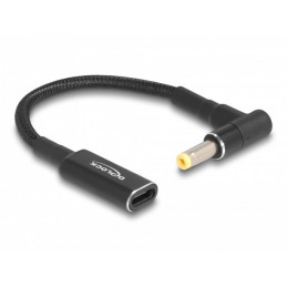 DeLOCK 60033 virtajohto Musta 0,15 m USB C