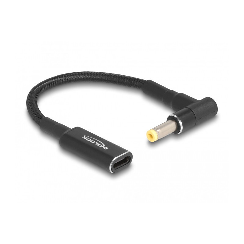 DeLOCK 60033 virtajohto Musta 0,15 m USB C