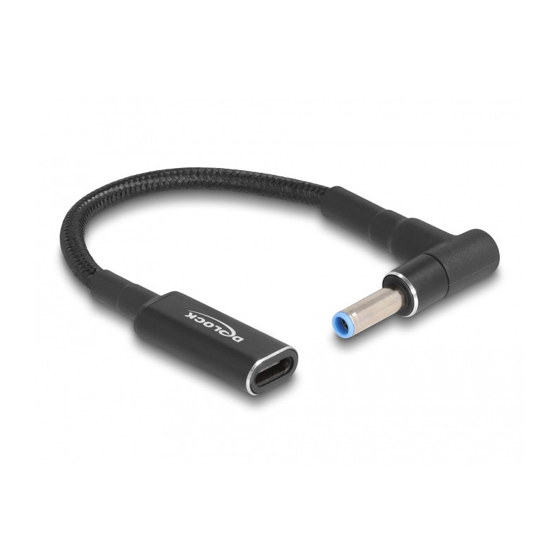 DeLOCK 60031 virtajohto Musta 0,15 m USB C 4.5 x 3.0 mm