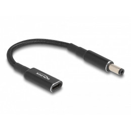 DeLOCK 60039 kaapelin sukupuolenvaihtaja USB Type-C PD Musta