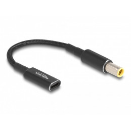 DeLOCK 60041 virtajohto Musta 0,15 m USB C 7.9 x 5.5 mm