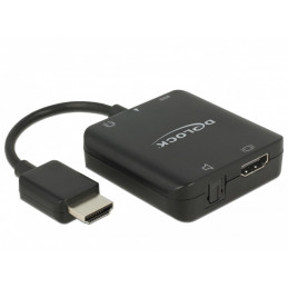 DeLOCK 63276 videokaapeli-adapteri HDMI-tyyppi A (vakio) Musta