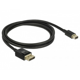 DeLOCK 84927 DisplayPort-kaapeli 1 m Mini DisplayPort Musta