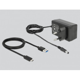 DeLOCK 64053 keskitin USB 3.2 Gen 2 (3.1 Gen 2) Type-C 10000 Mbit s Musta