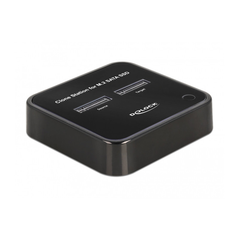 DeLOCK 64178 tallennusaseman telakointiasema USB 3.2 Gen 2 (3.1 Gen 2) Type-C Musta