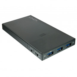 Lindy 43199 tallennusaseman kotelo HDD- SSD-kotelo Musta 2.5"