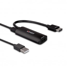 Lindy 38329 videokaapeli-adapteri 0,157 m HDMI-tyyppi A (vakio) DisplayPort Musta