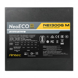 Antec Neo ECO Modular NE1300G M ATX3.0 EC virtalähdeyksikkö 1300 W 20+4 pin ATX ATX Musta