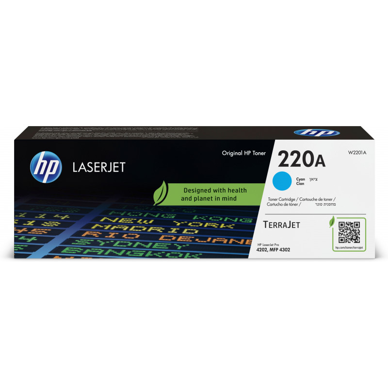 HP 220A syaani alkuperäinen LaserJet -värikasetti