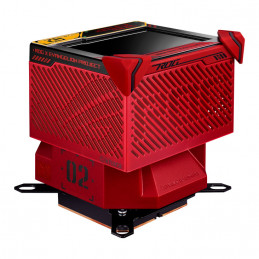 ASUS ROG RYUJIN III 360 ARGB EVA-02 EDITION Tietokonekotelo All-in-one-nesteenjäähdytin 12 cm Musta, Punainen