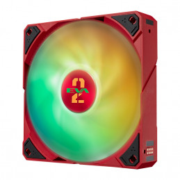 ASUS ROG RYUJIN III 360 ARGB EVA-02 EDITION Tietokonekotelo All-in-one-nesteenjäähdytin 12 cm Musta, Punainen