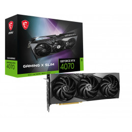 MSI GEFORCE RTX 4070 GAMING X SLIM 12G näytönohjain NVIDIA 12 GB GDDR6X