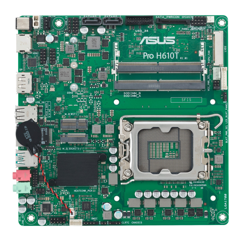 ASUS PRO H610T-CSM Intel H610 LGA 1700 Mini ITX