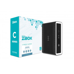 Zotac ZBOX CI669 NANO 1.8L kokoinen PC Musta, Valkoinen Intel® SoC i7-1355U 1,7 GHz