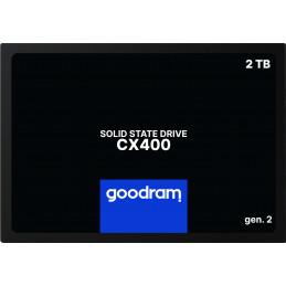 Goodram CX400 SSDPR-CX400-02T-G2 SSD-massamuisti 2.5" 2,05 TB Serial ATA III 3D NAND