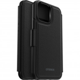 OtterBox Folio for MagSafe matkapuhelimen suojakotelo 17 cm (6.7") Lompakkokotelo Musta