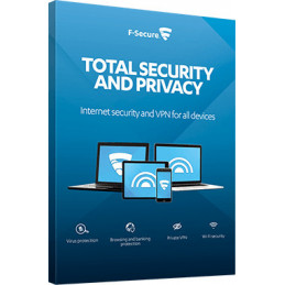 F-SECURE Total Security and Privacy Virustorjunta Täysi Monikielinen 2 vuosi vuosia