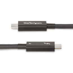 StarTech.com A40G2MB-TB4-CABLE Thunderbolt-kaapeli 2 m 40 Gbit s Musta