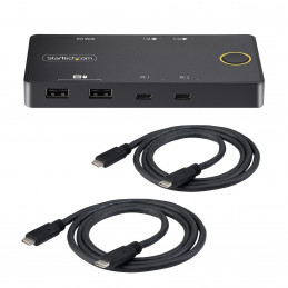 StarTech.com C2-H46-UC2-PD-KVM KVM-kytkin Musta