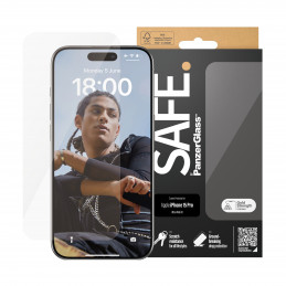 PanzerGlass SAFE. Screen Protector iPhone 2023 6.1" Pro Ultra-Wide Fit Kirkas näytönsuoja Apple 1 kpl