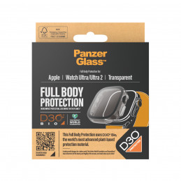 PanzerGlass Apple Watch Full Body Case D30 Läpinäkyvä Karkaistu lasi, Polyeteenitereftalaatti