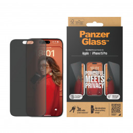 PanzerGlass Ultra Wide Fit Privacy Kirkas näytönsuoja Apple 1 kpl