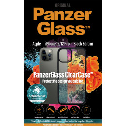 PanzerGlass 0252 matkapuhelimen suojakotelo 15,5 cm (6.1") Suojus Musta