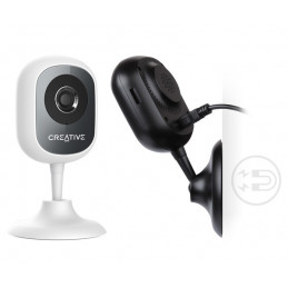 Creative Labs CREATIVE Live Cam IP SmartHD verkkokamera 1280 x 720 pikseliä Wi-Fi Valkoinen