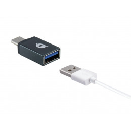 Conceptronic DONN03G kaapelin sukupuolenvaihtaja USB 3.1 Gen 1 Type-C USB 3.1 Gen 1 Type-A Musta