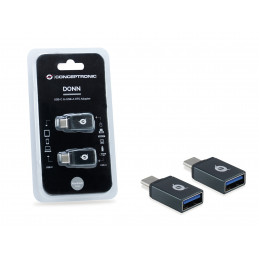 Conceptronic DONN03G kaapelin sukupuolenvaihtaja USB 3.1 Gen 1 Type-C USB 3.1 Gen 1 Type-A Musta