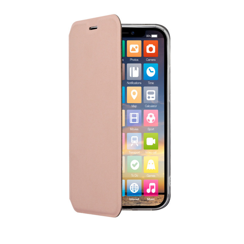 Screenor CLEVER matkapuhelimen suojakotelo 17 cm (6.7") Lompakkokotelo Ruusu