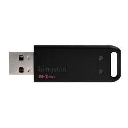 Kingston Technology DataTraveler 20 USB-muisti 64 GB USB A-tyyppi 2.0 Musta