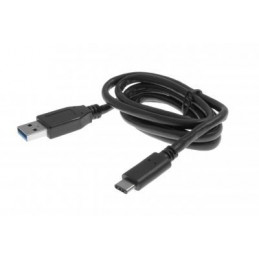 Insmat 133-1022 USB-kaapeli 1 m USB 3.2 Gen 1 (3.1 Gen 1) USB C USB A Musta