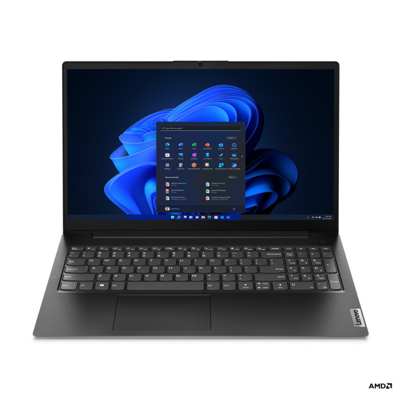 Lenovo V V15 Kannettava tietokone 39,6 cm (15.6") Full HD AMD Ryzen™ 5 7520U 16 GB LPDDR5-SDRAM 512 GB SSD Wi-Fi 5 (802.11ac)