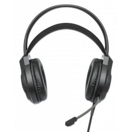 Manhattan 180696 kuulokkeet ja kuulokemikrofoni Langallinen Pääpanta Pelaaminen USB A-tyyppi Musta
