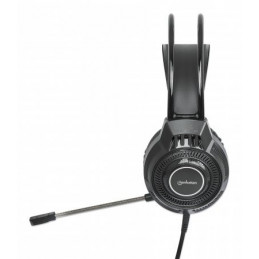 Manhattan 180696 kuulokkeet ja kuulokemikrofoni Langallinen Pääpanta Pelaaminen USB A-tyyppi Musta
