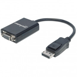 Manhattan 151962 videokaapeli-adapteri 0,15 m DisplayPort VGA (D-Sub) Musta